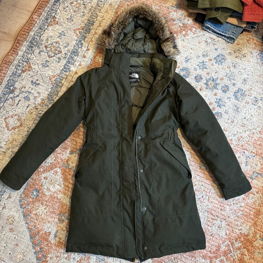 Womens North Face Parka Winter Coat XS Petite